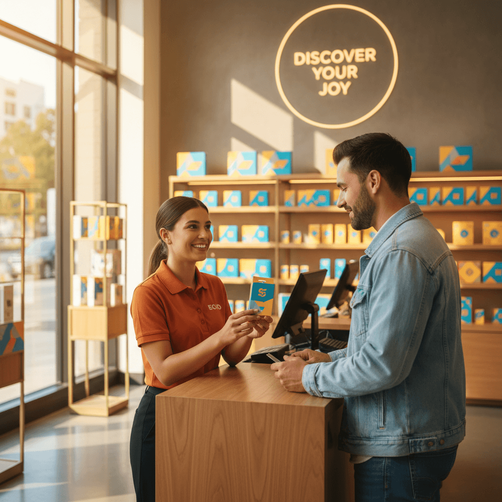 Retail customer service interaction
