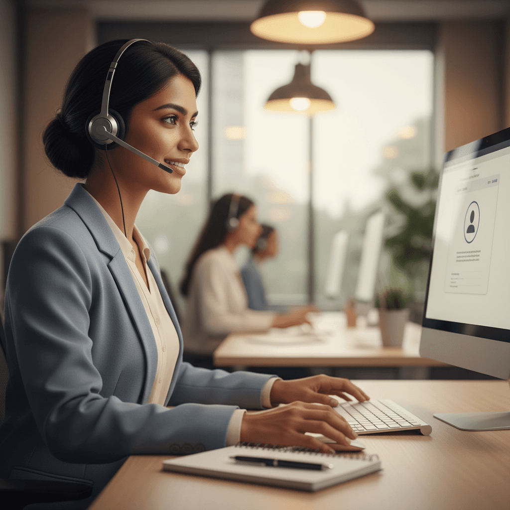 Inbound customer support representative
