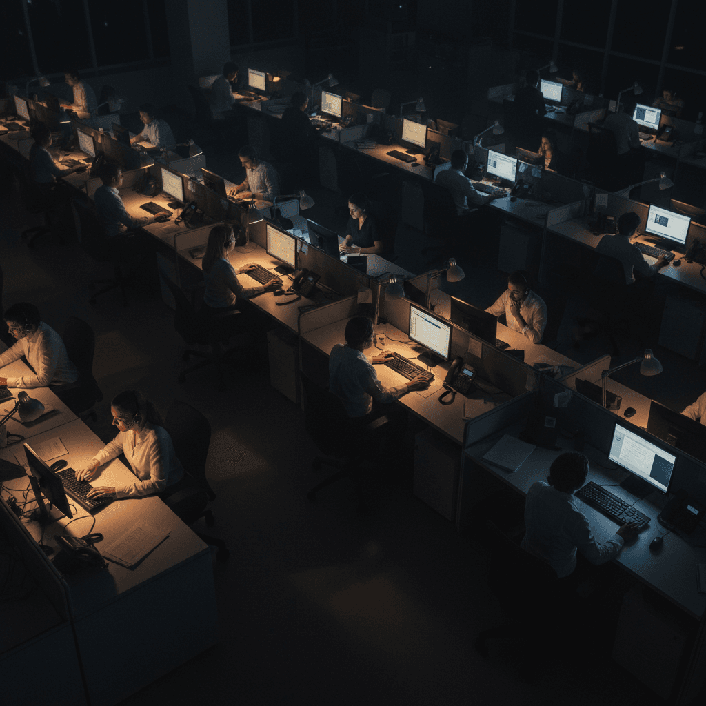 Contact center operating 24/7